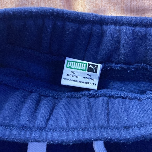 Navy Blue Puma track pants - Picture 2 of 3